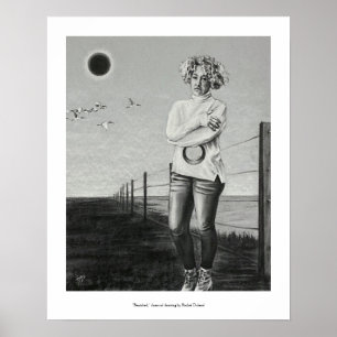 Poster Desenho de carvão expandido por Rachel Dolezal