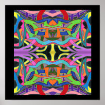 Desenho de Linha Colorida Moderna e Negrito