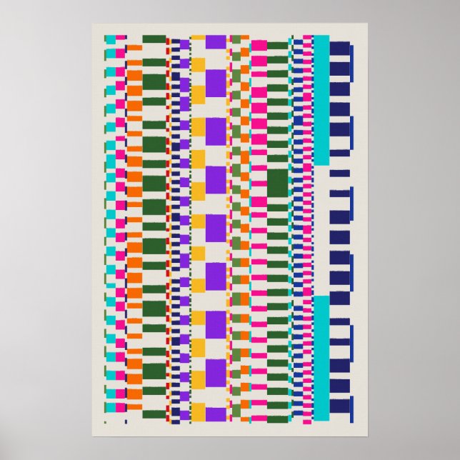 Poster Desenho de padrão de números de Ramanujan (Frente)