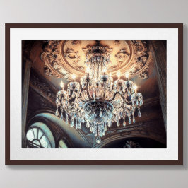 Poster Desenho de Pastel do Ornamentado de Arquitetura Ch