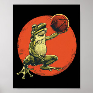 Poster Desenho de Rã Esqueleto Desenho de Sapo Arte Amant