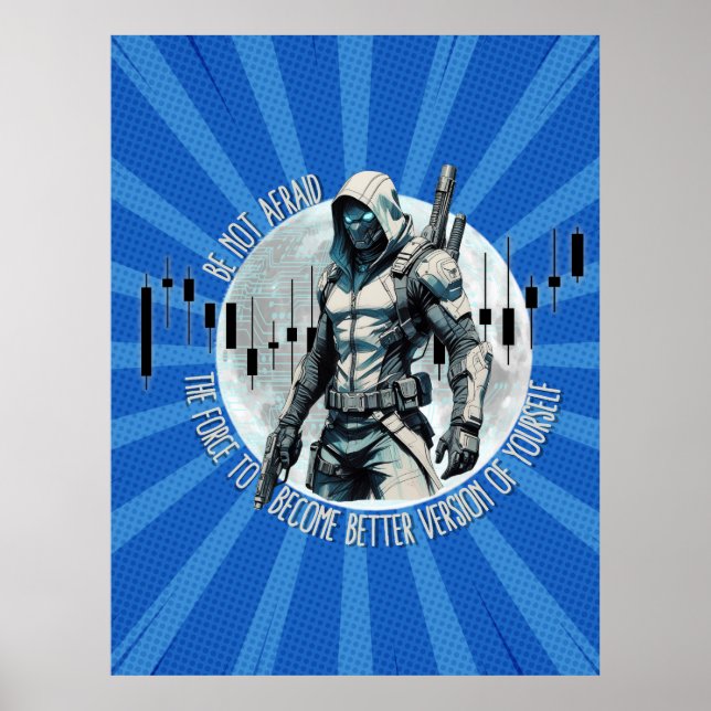 Poster Desenho de troca de fantasia | Cyberpunk | Autoapr (Frente)