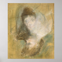Desenho de uma Mulher - Jean-Louis Forain Fine Art