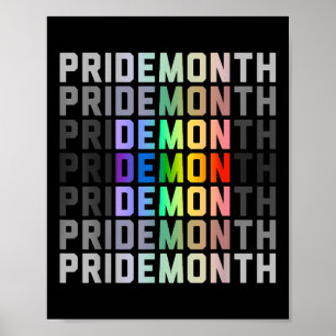 Poster Desenho do Mês do Orgulho Lgbtqia - Amor Gaypride 
