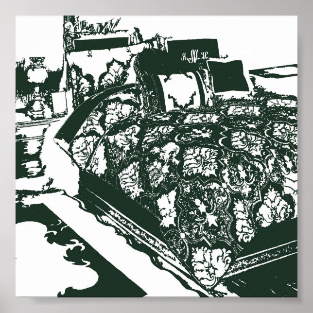 Poster Desenho do Quarto Verde (Frente)