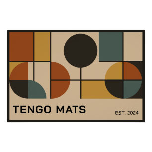 Póster Desenho geométrico de meados do século