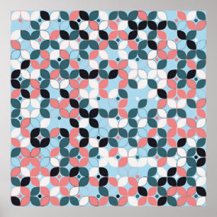 Poster desenho geométrico sem costura geométrico,abstrato