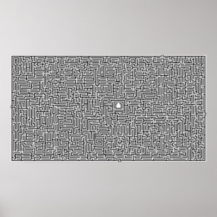 Póster Desenho gerado por computador complexo do