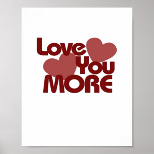 Poster Desenho Minimalista de Amor Você Mais