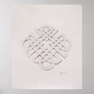 Poster Desenho Nó Celta Infinito