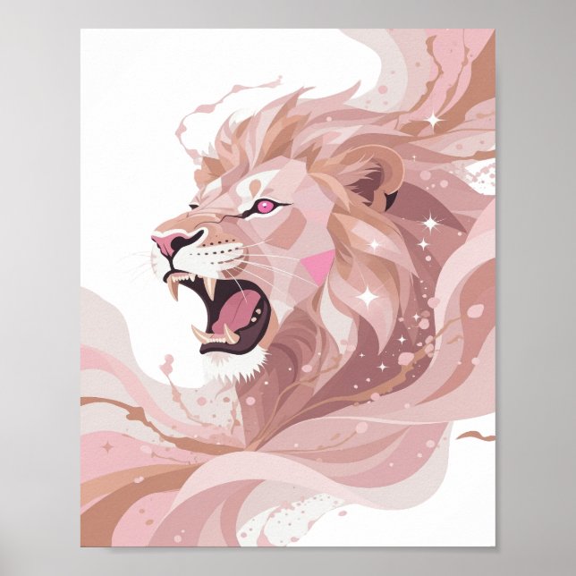Poster Desenho personalizado impressionante do LION KING  (Frente)
