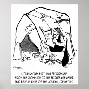 Poster Desenhos animados 1938 da antropologia