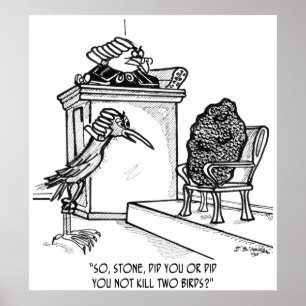 Póster Desenhos animados 2021 do pássaro