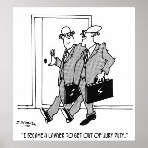 Póster Desenhos animados 5492 do júri