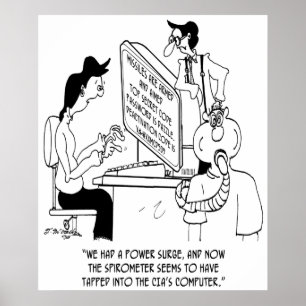 Póster Desenhos animados 7314 do Spirometer