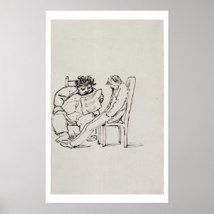 Póster Desenhos animados de William Morris (1834-96) que