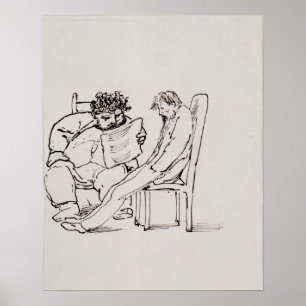 Poster Desenhos animados de William Morris (1834-96) que