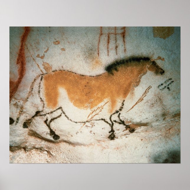 Póster Desenhos das cavernas Lascaux Desenhos pré-históri (Frente)