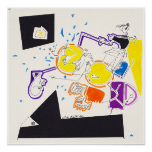 Póster Desenhos Noturnos e Nap 9 por Pascale Baud P Poste