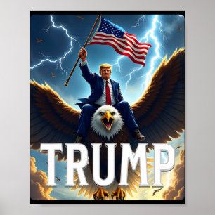 Poster Desenhos Políticos Atômicos de Zenzo Presidente Tr