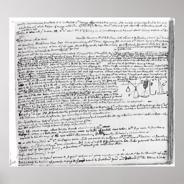 Póster Desenhos técnicos (Frente)