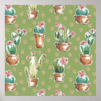 Desert Bloom Step | Padrão Verde