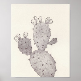 Poster Desert Cactus