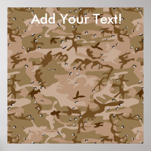 Póster Desert Camo