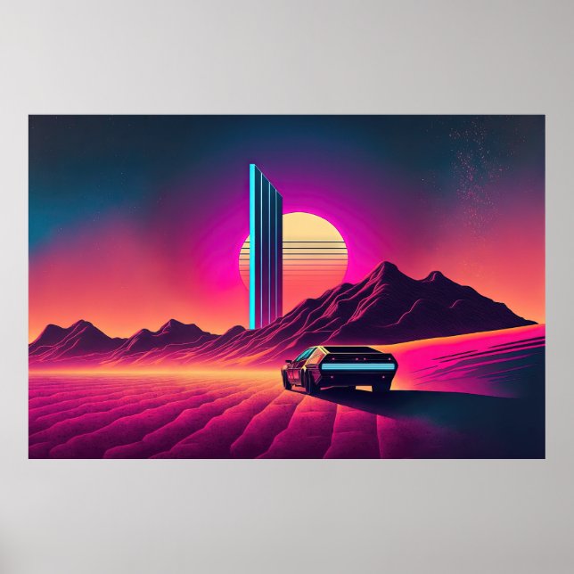 Poster Desert Drifter: Traços do Crepúsculo (Frente)