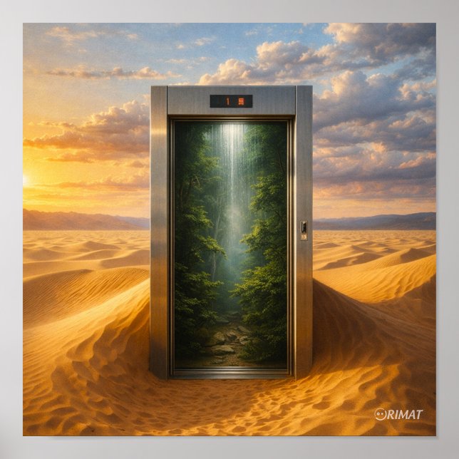 Poster Desert Elevator (Frente)