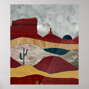 Poster Desert Sunrise
