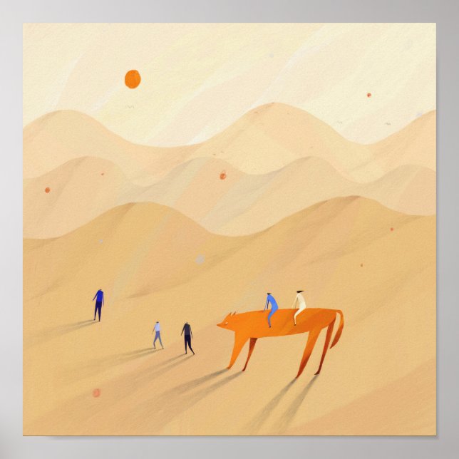 Poster Deserto (Frente)