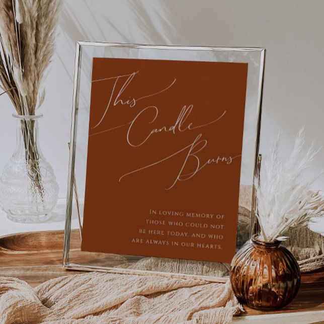 Poster Deserto Caprichoso | Terracota Esta Vela Arde (Criador carregado)