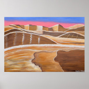 Poster Deserto da Arábia Saudita 