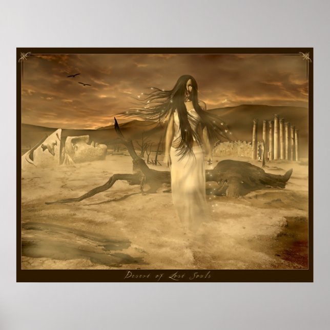 Póster Deserto de Almas Perdidas (Frente)