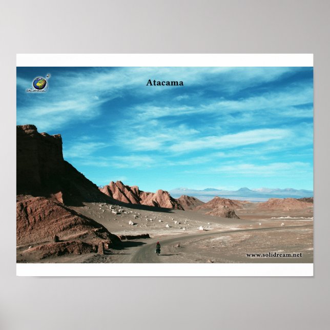 Poster Deserto de Atacama (Frente)