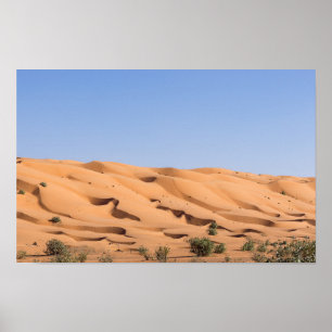 Poster deserto de Wahiba Sands - Omã