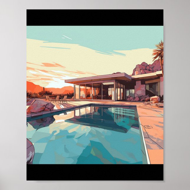 POSTER DESERTO VIVENDO #3 (Frente)