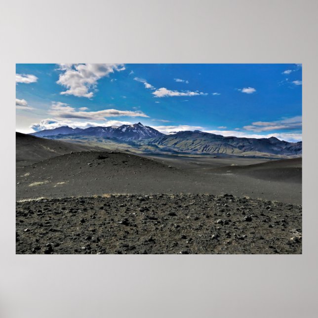Poster Deserto vulcânico (Frente)