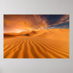 Poster Desertos   Deserto nos Emirados Árabes Unidos