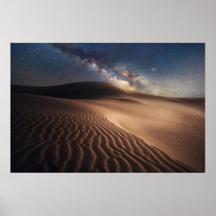 Poster Desertos Ordos City Mongólia China