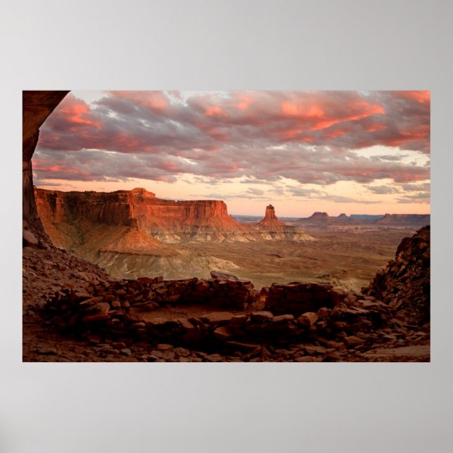 Poster Desertos | Parque Nacional Canyonlands Utah (Frente)