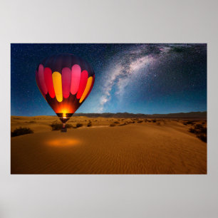 Poster Desertos Vale da Morte Mesquite Dunes