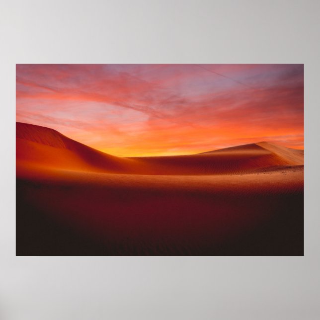 Poster Deserts | Rolling Desert Landscape (Frente)