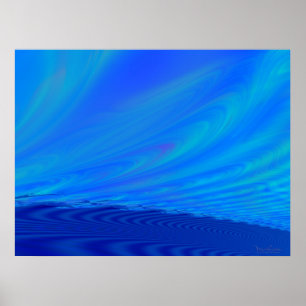 Poster Desertscape Sob A Lua