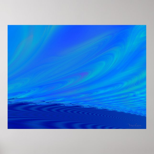 Poster Desertscape Sob A Lua (Frente)