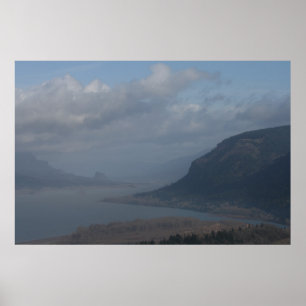 Poster desfiladeiro oregon do Rio Columbia