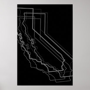 Poster desfoque da califórnia