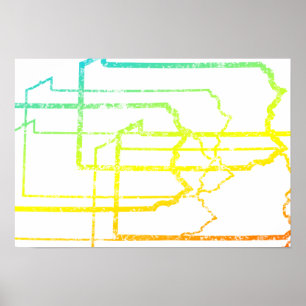 Póster desfoque da pennania