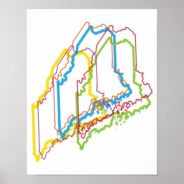 Póster desfoque do orgulho (Frente)